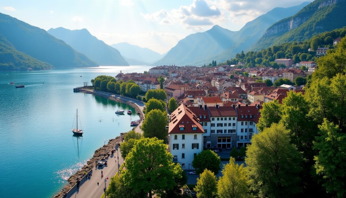 Annecy dévoilée : découvrez la localisation précise de la ville sur la carte de France